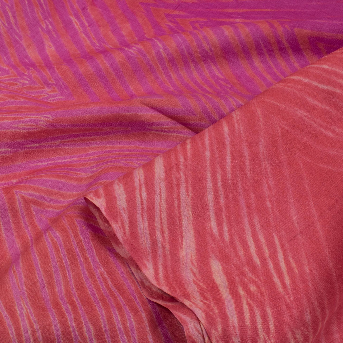Shibori Ombre Dyed Tussar Silk Saree