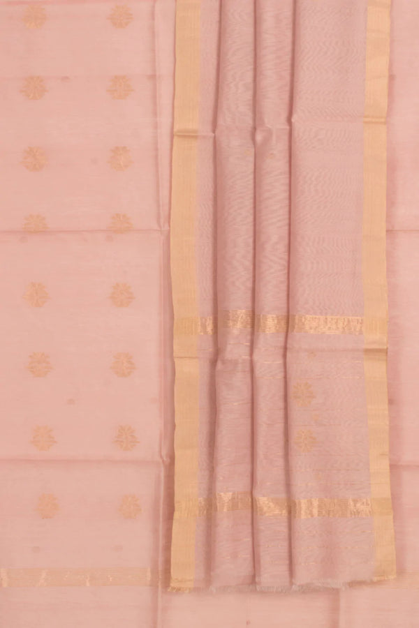 Handloom Chanderi Silk Cotton 2-Piece Salwar Suit Material-Rutambhara-RUTAMBHARA
