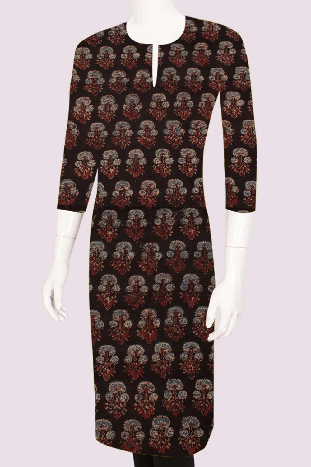 Ajrakh Printed Cotton Kurta Material