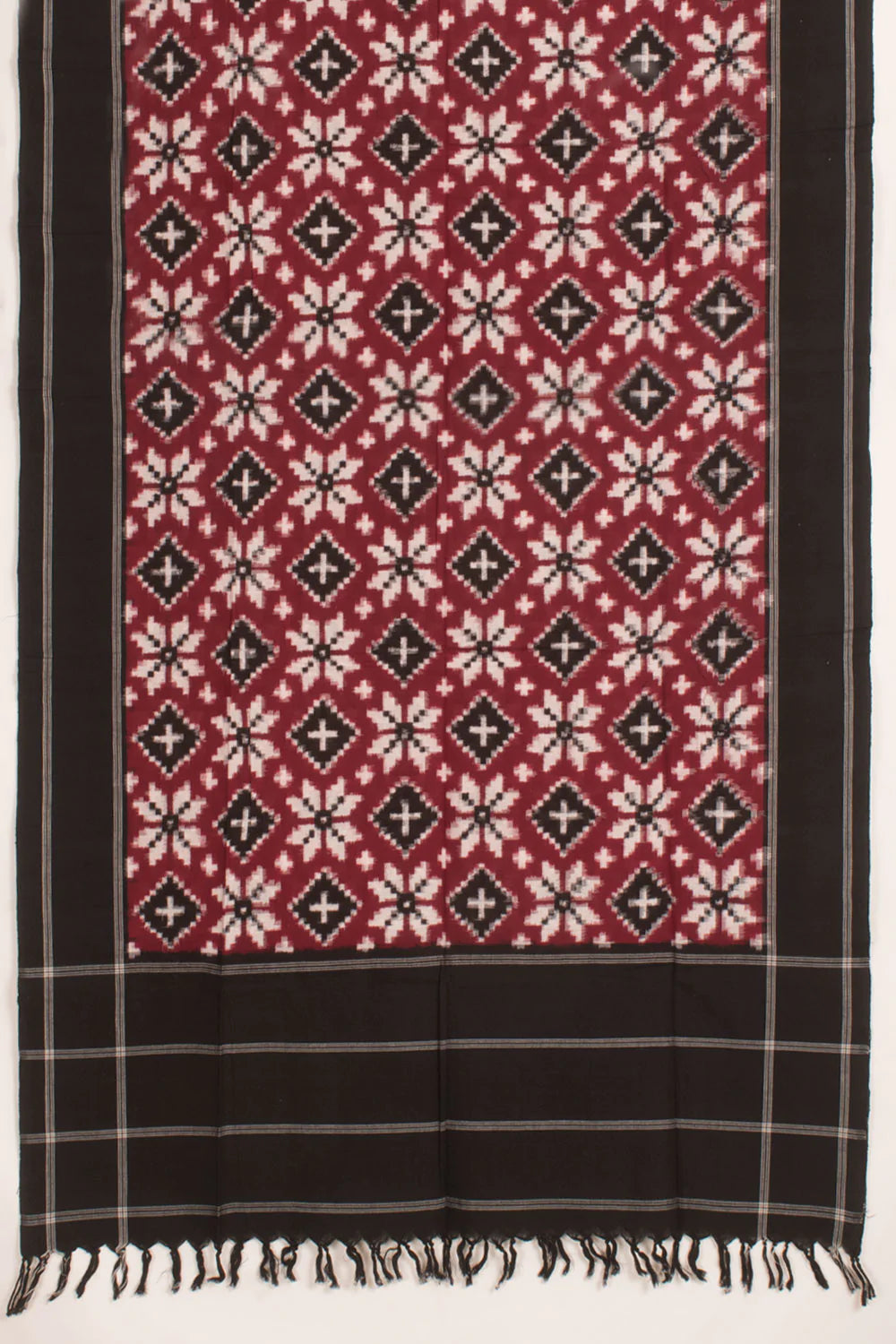 Handloom Ikat Cotton 3-Piece Salwar Suit Material