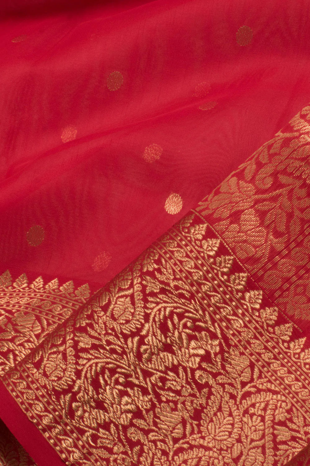 Handloom Chanderi Organza Saree