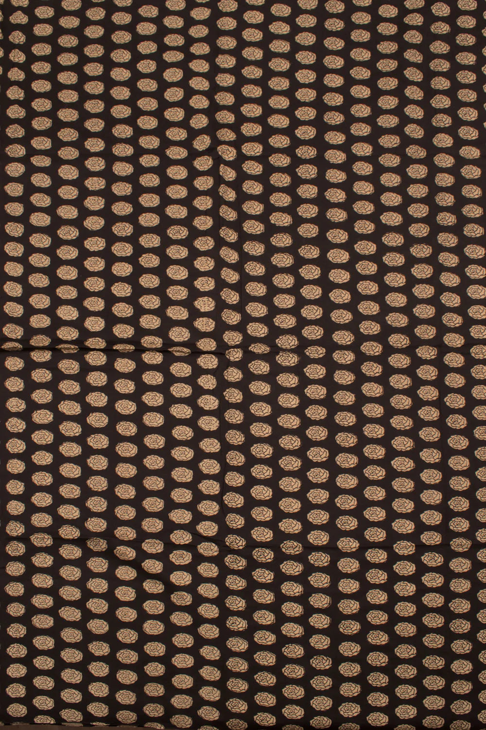 Hand Block Printed Gajji Silk Kurta Material