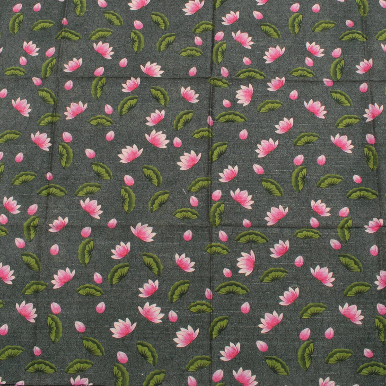 Pichwai Printed Raw Silk Blouse Material
