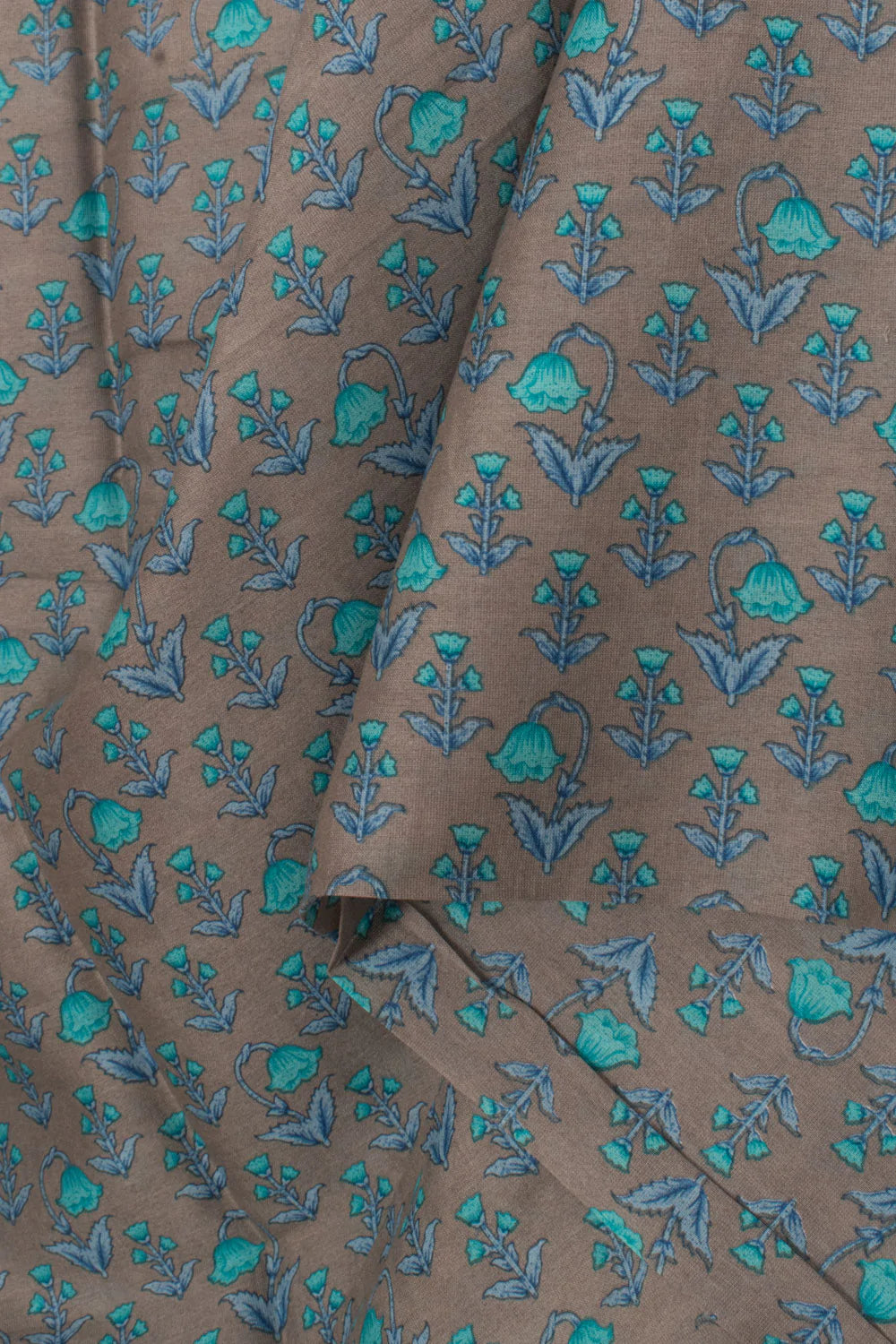 Hand Block Printed Silk Cotton 3-Piece Salwar Suit Material