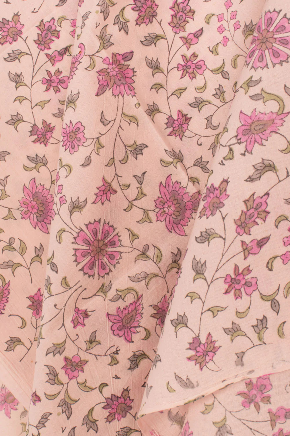 Hand Block Printed Cotton 3-Piece Salwar Suit Material