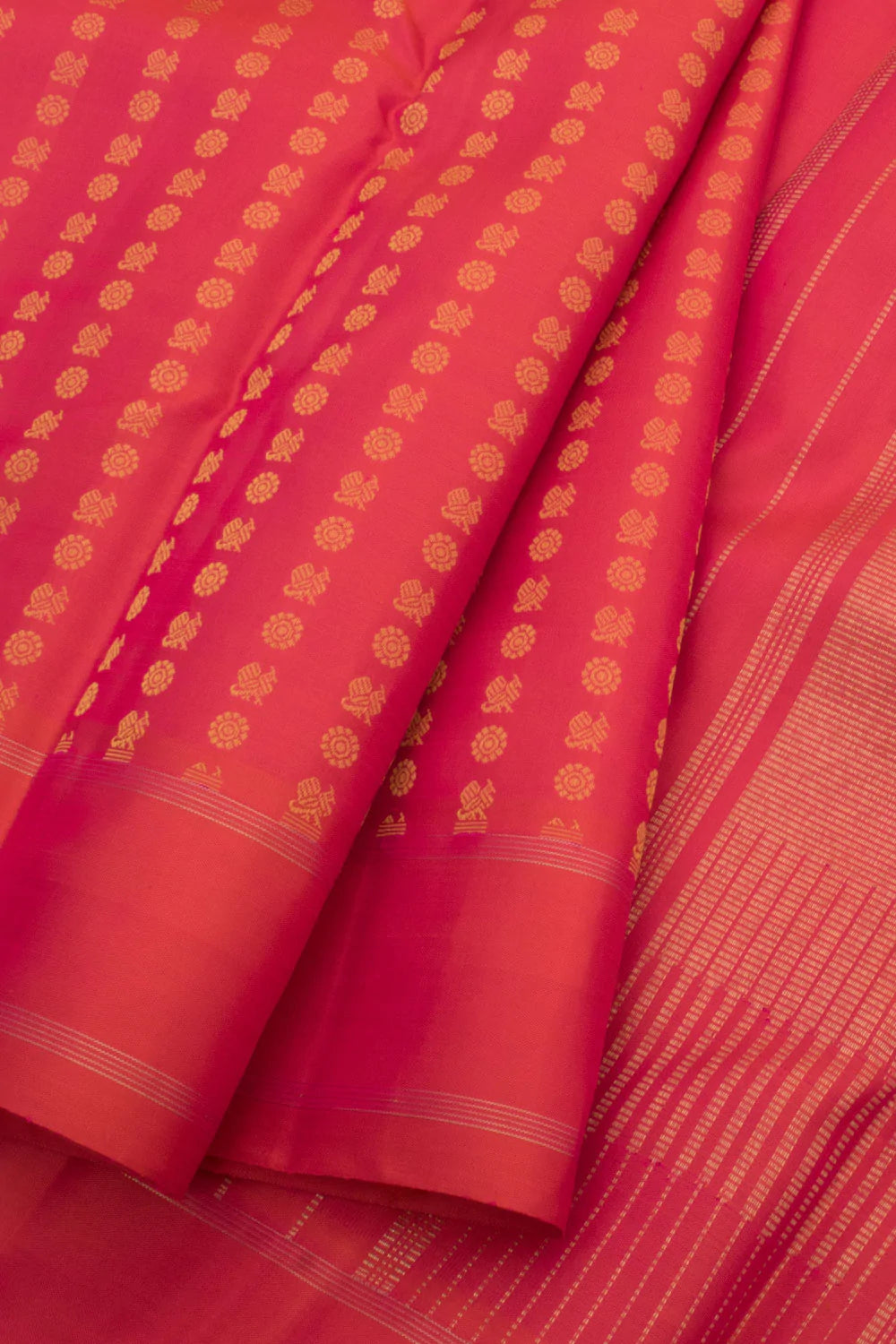 Pure Zari Threadwork Jacquard Kanjivaram Silk Saree