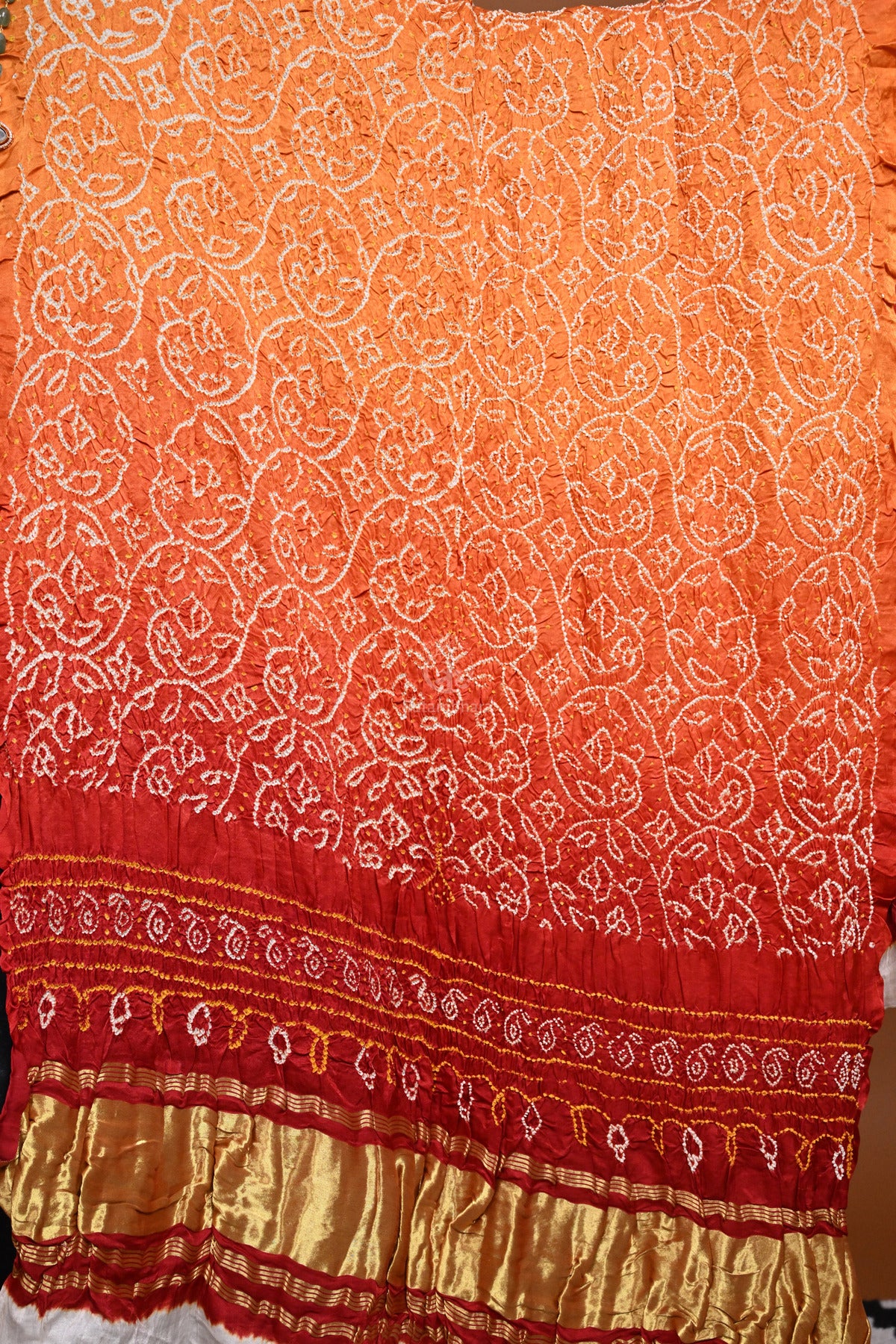 Handcrafted Bandhani Gajji Silk Dupatta