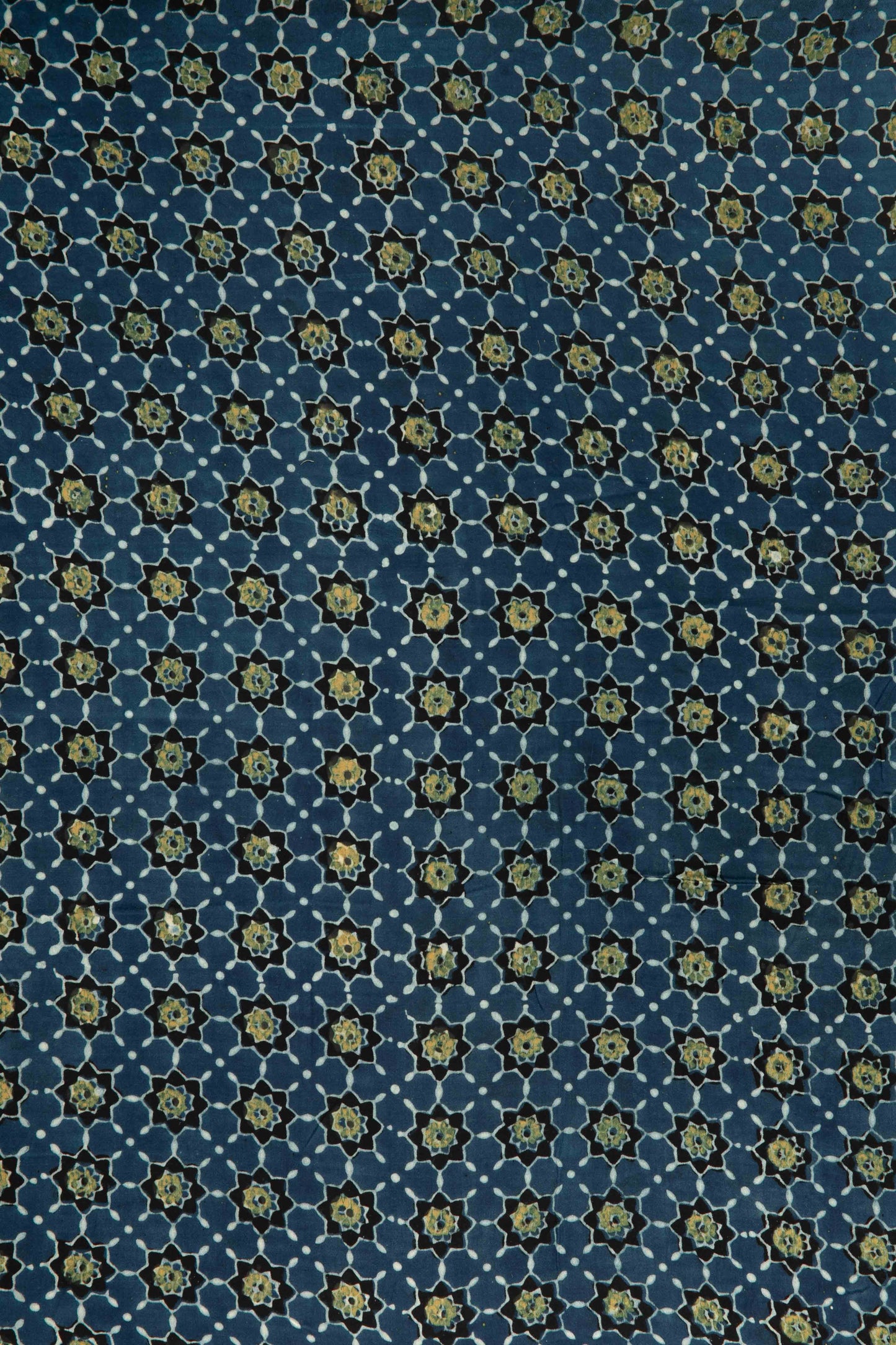Siyahi - Starry Dusk Ajrakh Cotton Fabric