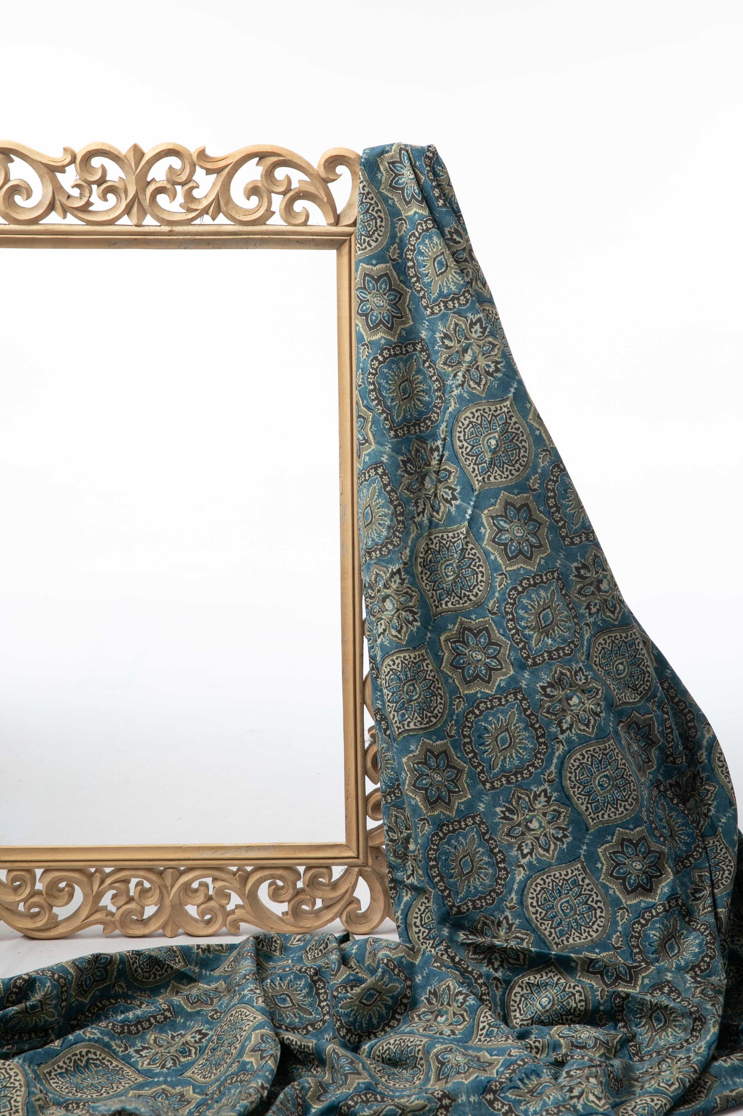 Siyahi - Ethnic Ajrakh Cotton Fabric