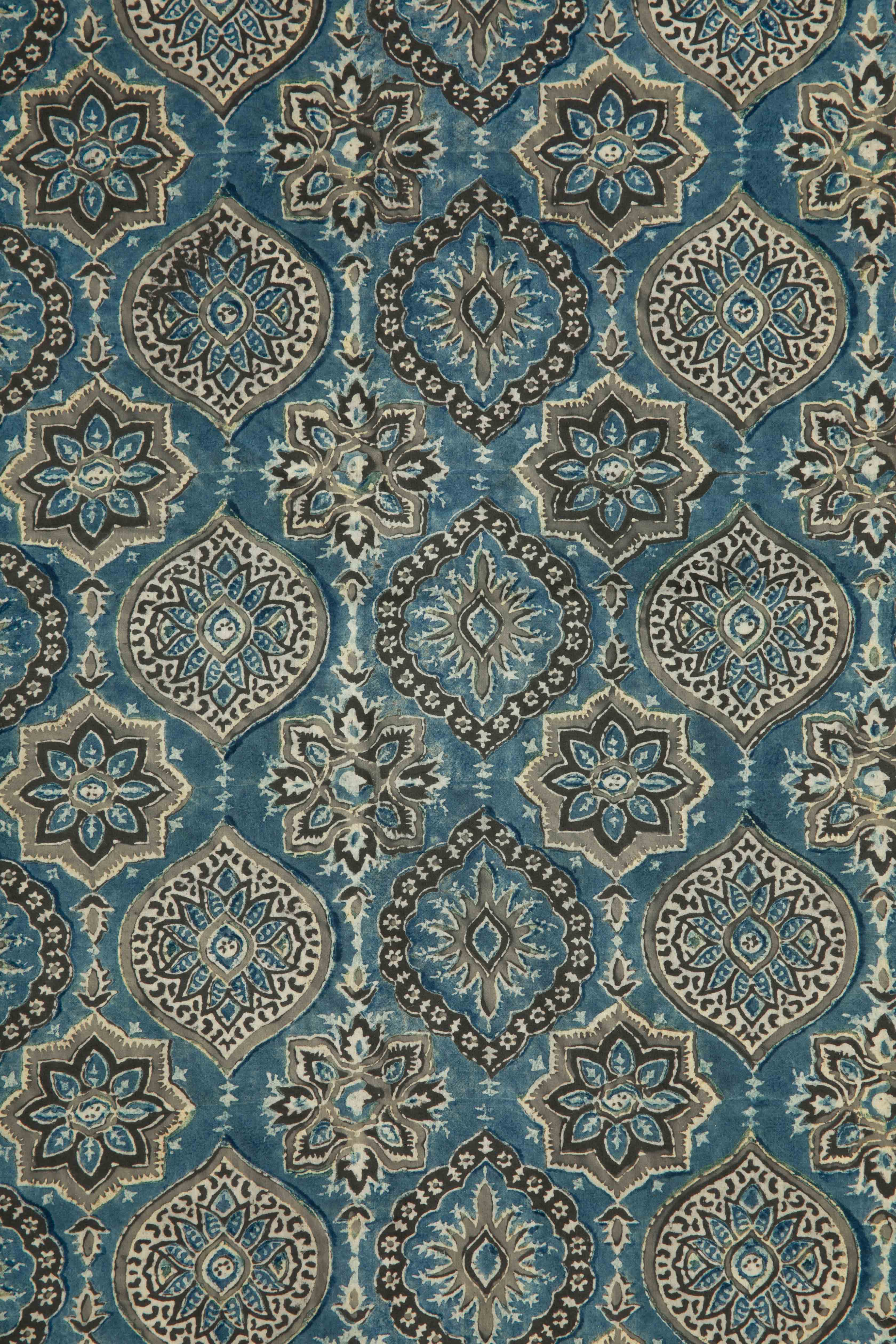 SIYAHI - ETHNIC AJRAKH COTTON FABRIC