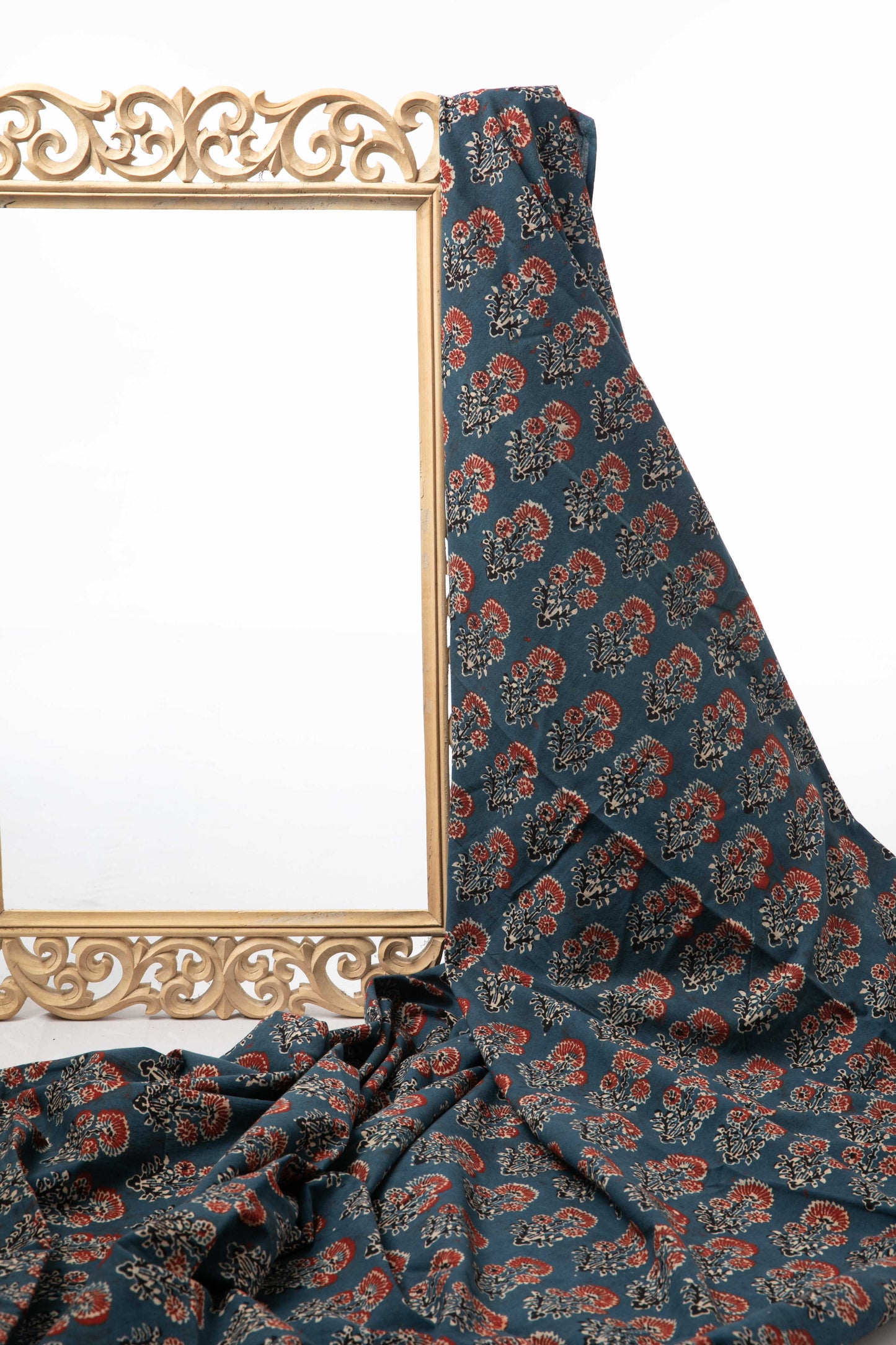 Siyahi - Rustic Charm Ajrakh Cotton Fabric