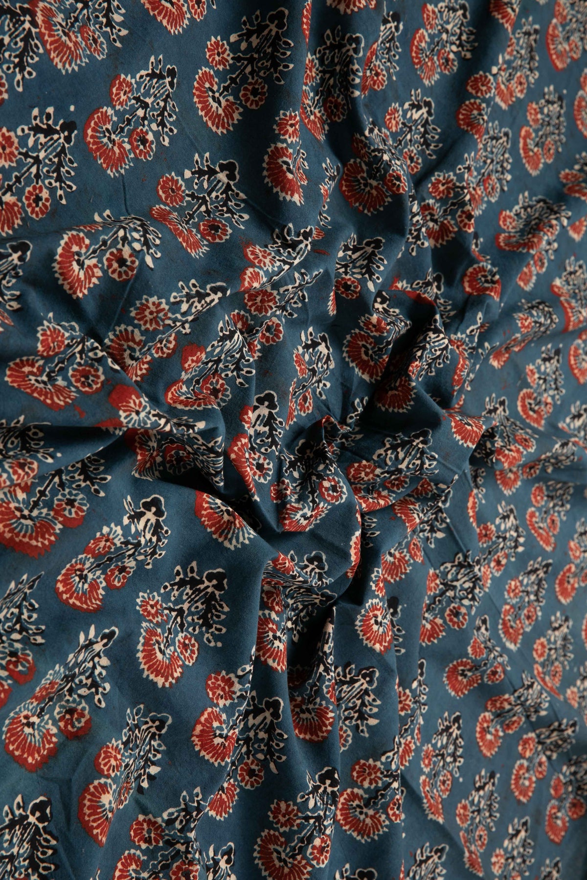 Siyahi - Rustic Charm Ajrakh Cotton Fabric