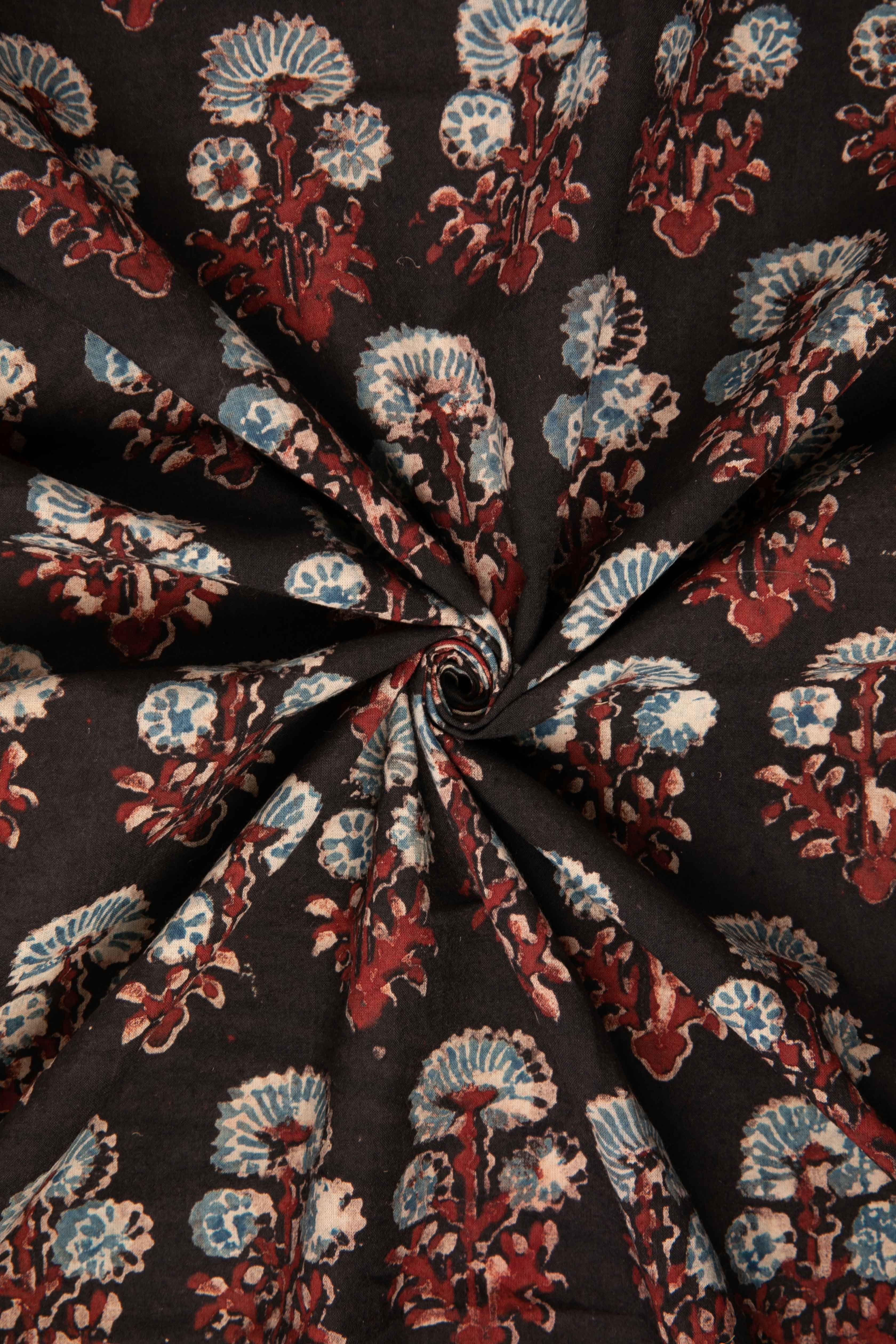 SIYAHI - RUSTIC CHARM AJRAKH COTTON FABRIC