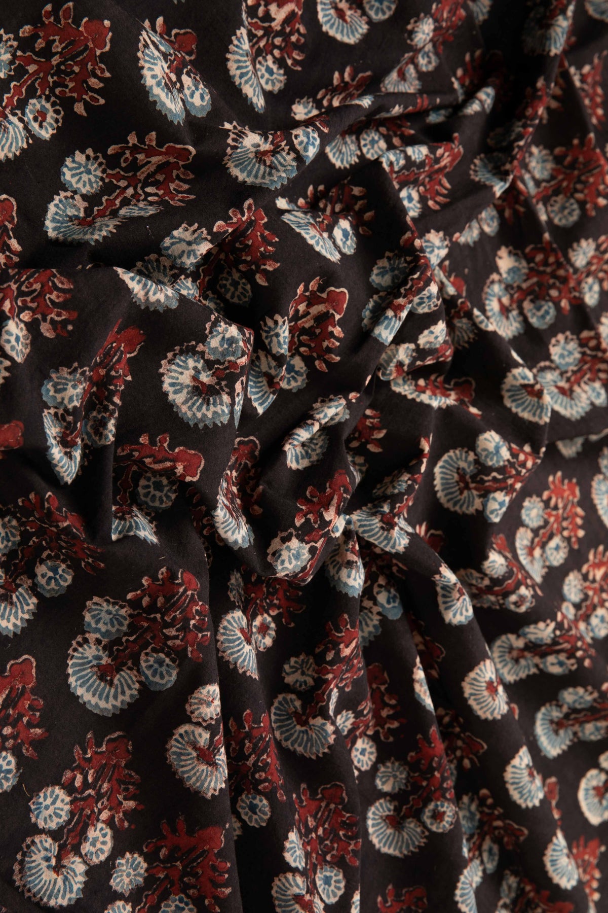 Siyahi - Rustic Charm Ajrakh Cotton Fabric
