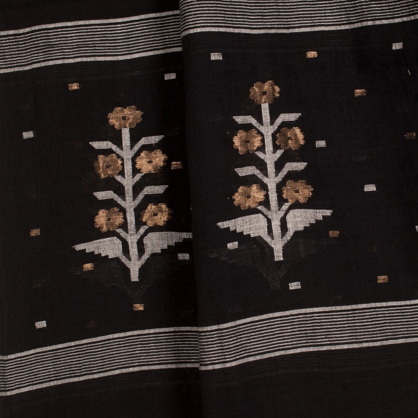 Handwoven Jamdani Cotton Dupatta