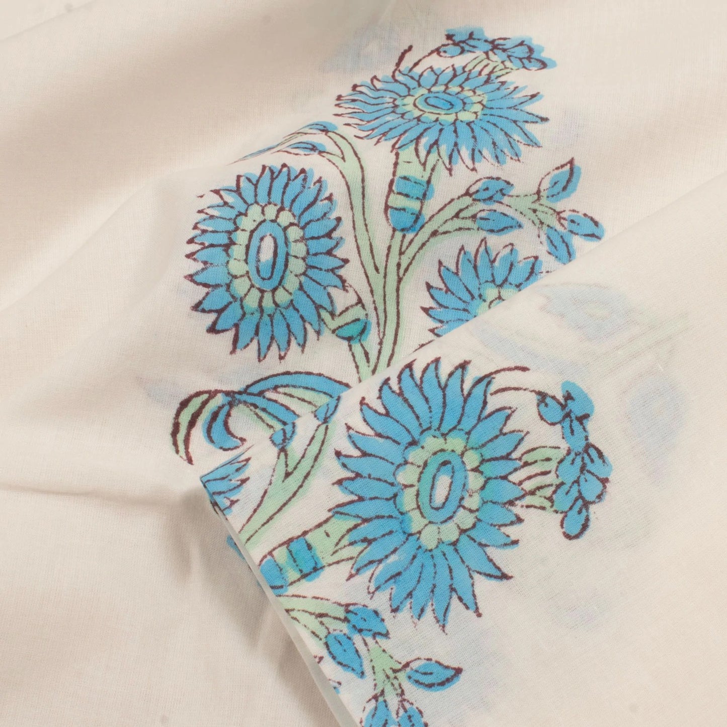 Hand Block Printed Cotton Salwar Suit Material