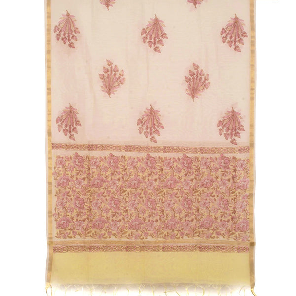 Hand Block Printed Cotton Salwar Suit Material-Rutambhara-RUTAMBHARA