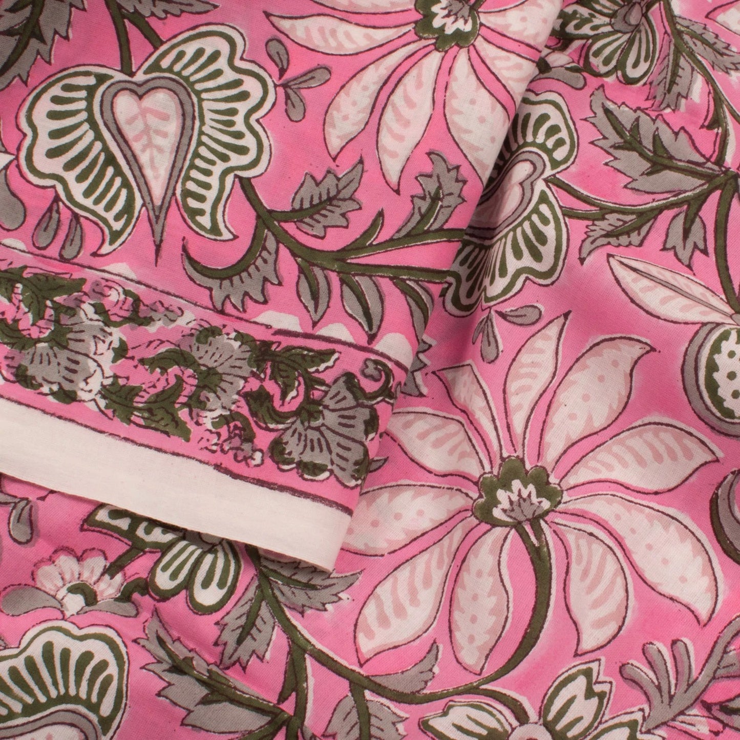 Hand Block Printed Cotton Salwar Suit Material