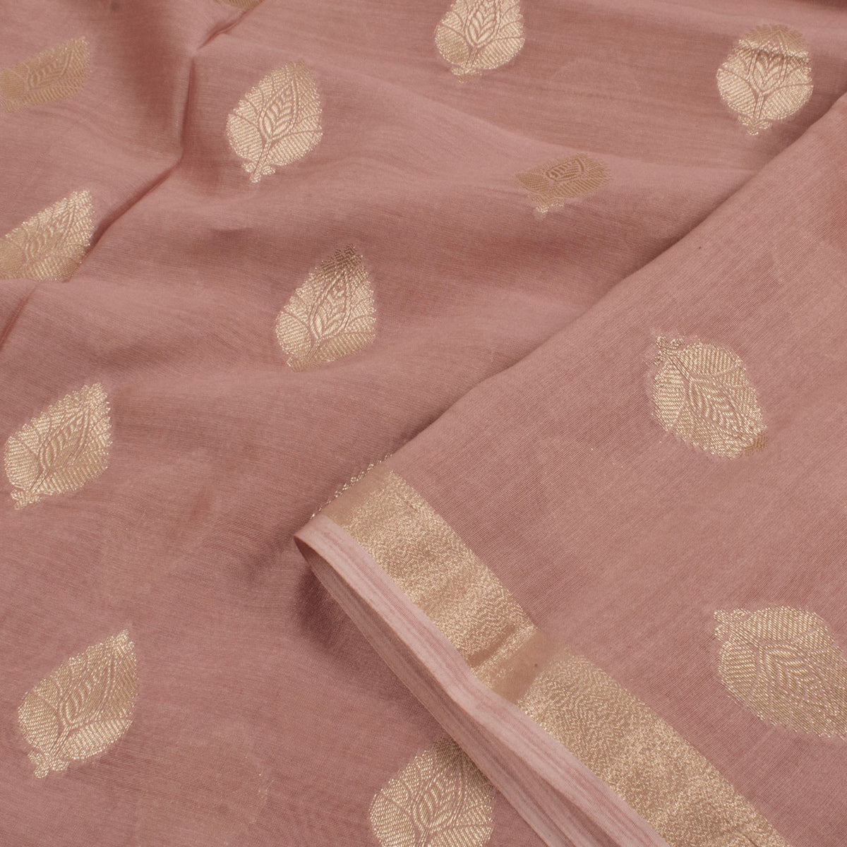 Handwoven Banarasi Muga Silk Salwar Suit Material