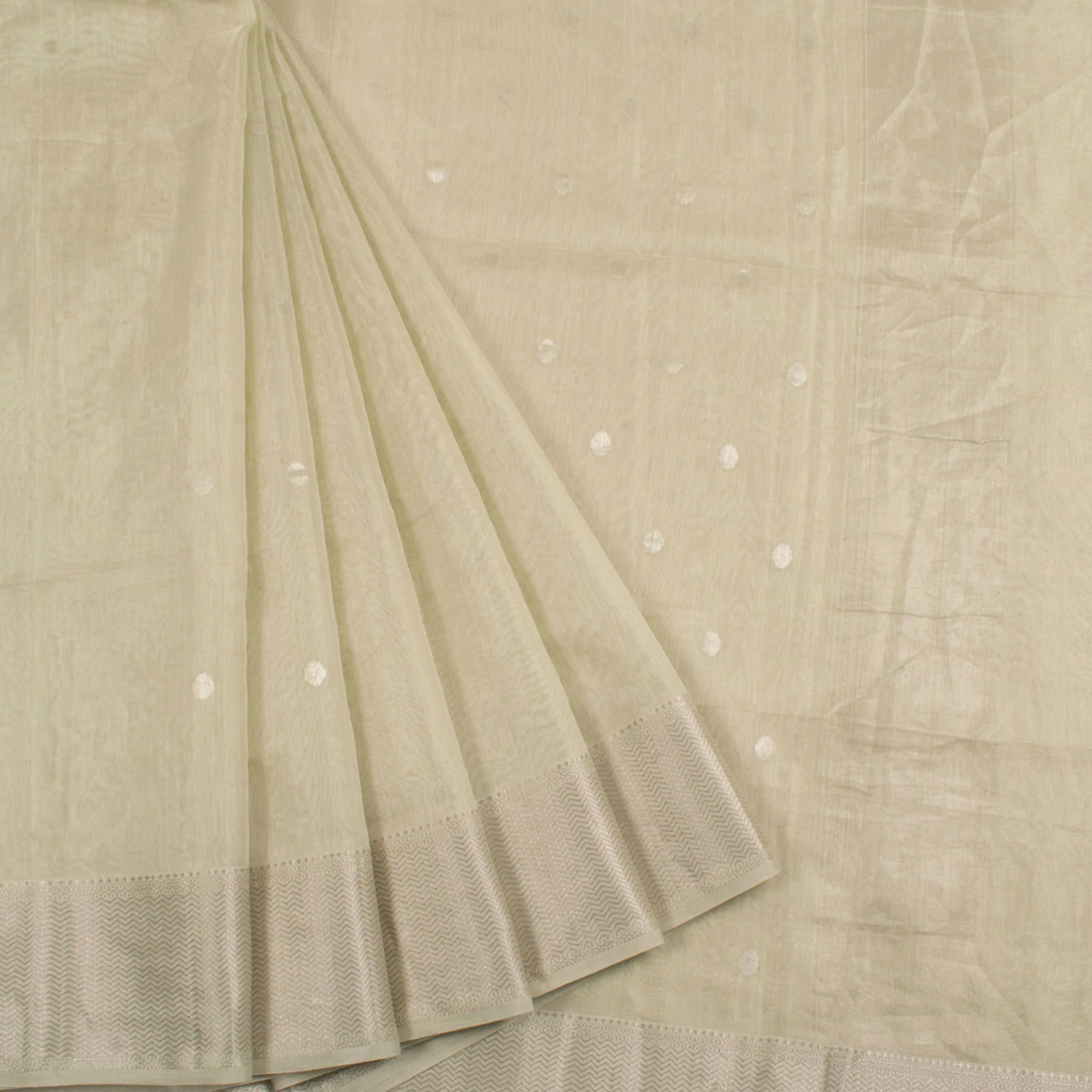 Handwoven Maheshwari Silk Cotton Tissue Saree