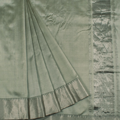 Handwoven Mangalgiri Silk Saree-Rutambhara-RUTAMBHARA