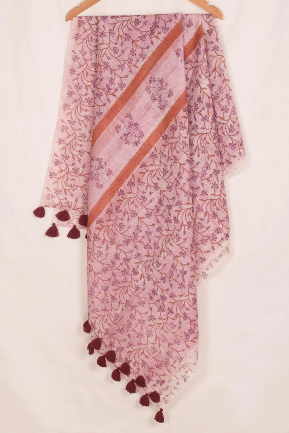 Hand Block Printed Chanderi Dupatta