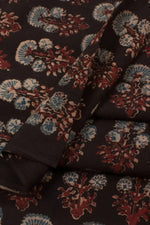 Ajrakh Printed Cotton Kurta Material-Rutambhara-RUTAMBHARA