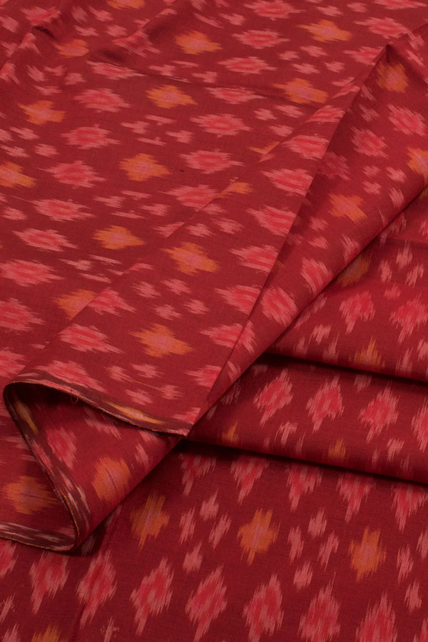 Handloom Ikat Silk Cotton Kurta Material-Rutambhara-RUTAMBHARA