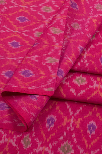 Handloom Ikat Silk Cotton Kurta Material-Rutambhara-RUTAMBHARA