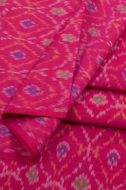 Handloom Ikat Silk Cotton Kurta Material