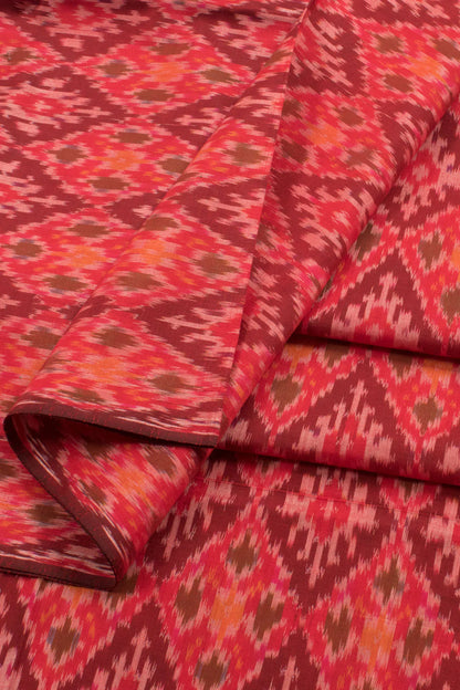 Handloom Ikat Silk Cotton Kurta Material-Rutambhara-RUTAMBHARA