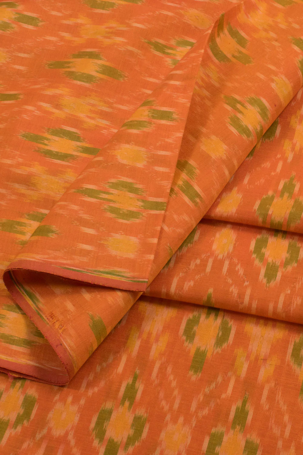 Handloom Ikat Silk Cotton Kurta Material-Rutambhara-RUTAMBHARA