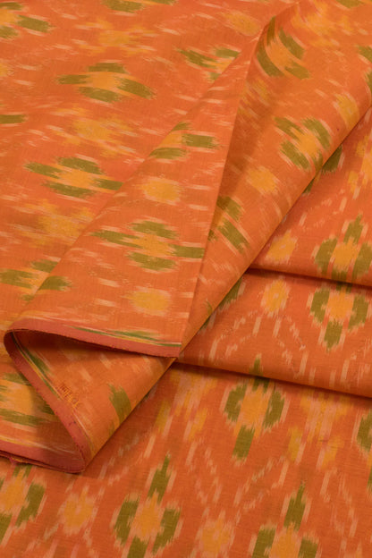 Handloom Ikat Silk Cotton Kurta Material-Rutambhara-RUTAMBHARA