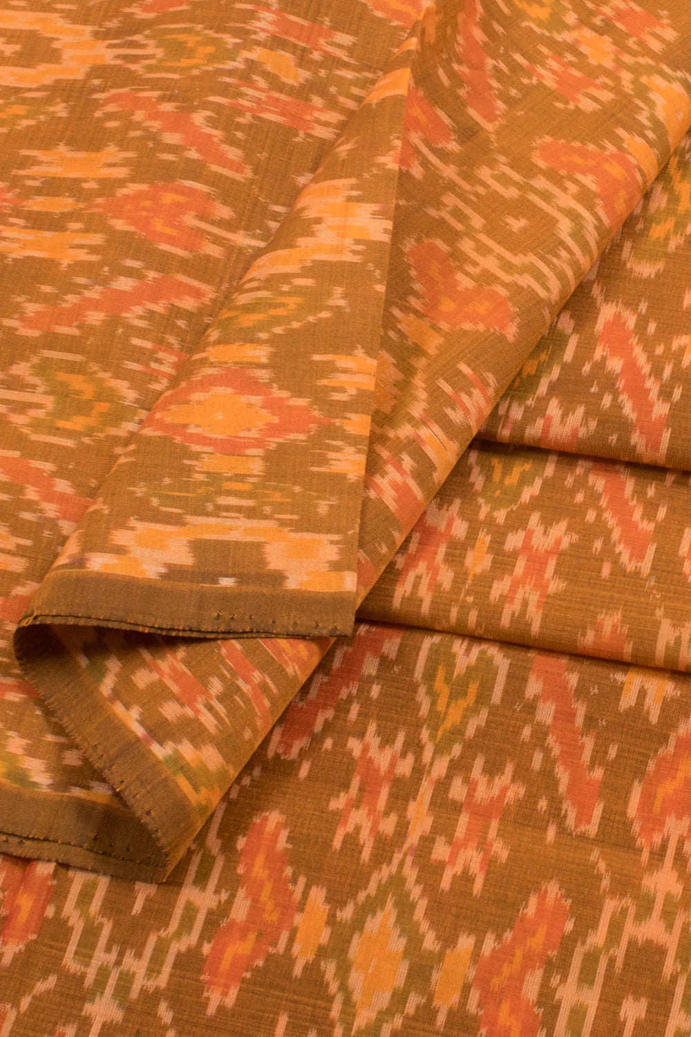 Handloom Ikat Silk Cotton Kurta Material-Rutambhara-RUTAMBHARA