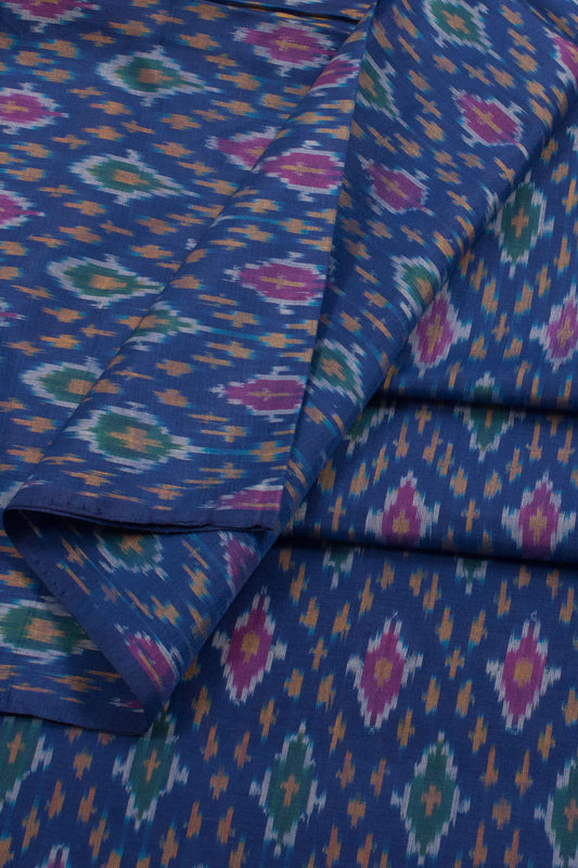 Handloom Ikat Silk Cotton Kurta Material