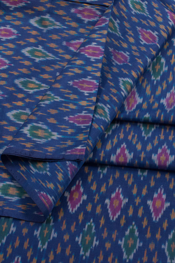 Handloom Ikat Silk Cotton Kurta Material-Rutambhara-RUTAMBHARA
