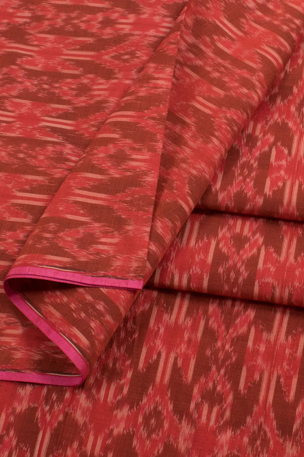 Handloom Ikat Silk Cotton Kurta Material-Rutambhara-RUTAMBHARA