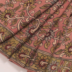 Hand Painted Pen Kalamkari Cotton Blouse Material-Rutambhara-RUTAMBHARA