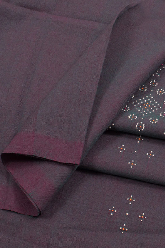 PURPLE TANGALIYA COTTON KURTA MATERIAL