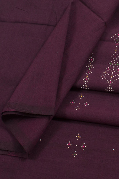 Tangaliya Cotton Kurta Material-Rutambhara-RUTAMBHARA