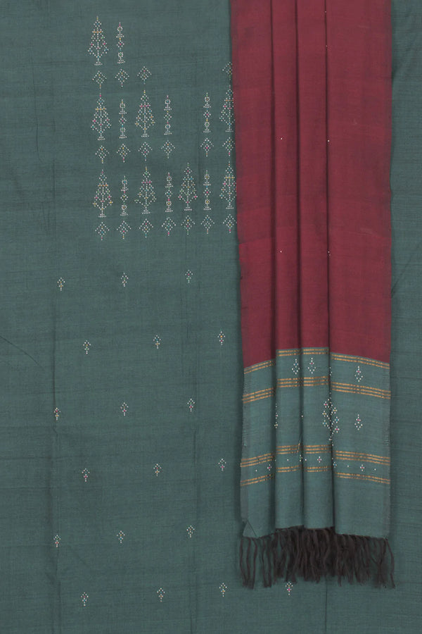 Tangaliya Cotton 2-Piece Salwar Suit Material-Rutambhara-RUTAMBHARA