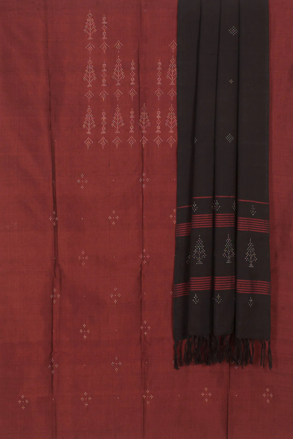 Tangaliya Cotton 2-Piece Salwar Suit Material-Rutambhara-RUTAMBHARA