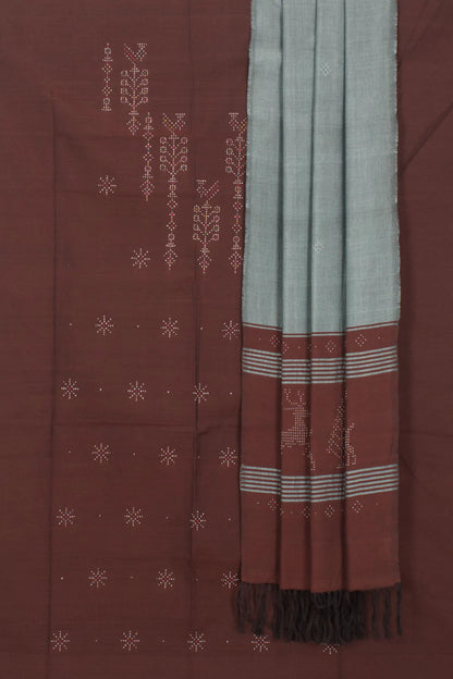 Tangaliya Cotton 2-Piece Salwar Suit Material-Rutambhara-RUTAMBHARA