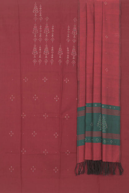 Tangaliya Cotton 2-Piece Salwar Suit Material-Rutambhara-RUTAMBHARA