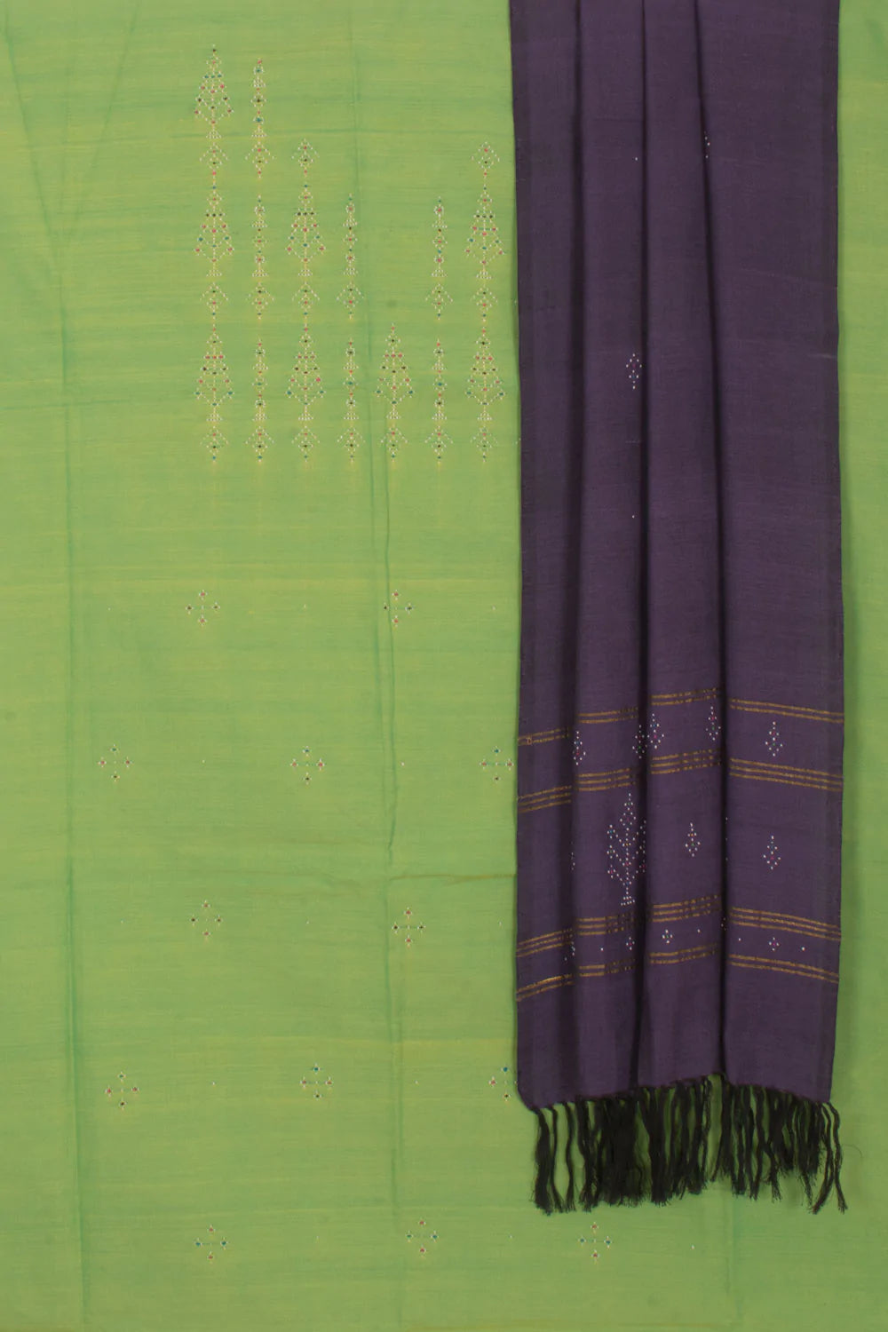 Tangaliya Cotton 2-Piece Salwar Suit Material-Rutambhara-RUTAMBHARA