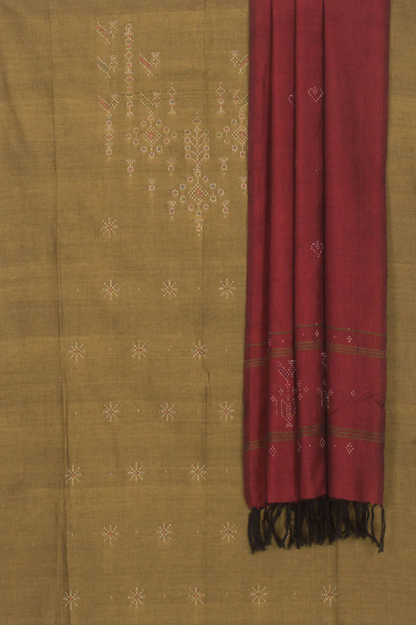 Tangaliya Cotton 2-Piece Salwar Suit Material-Rutambhara-RUTAMBHARA