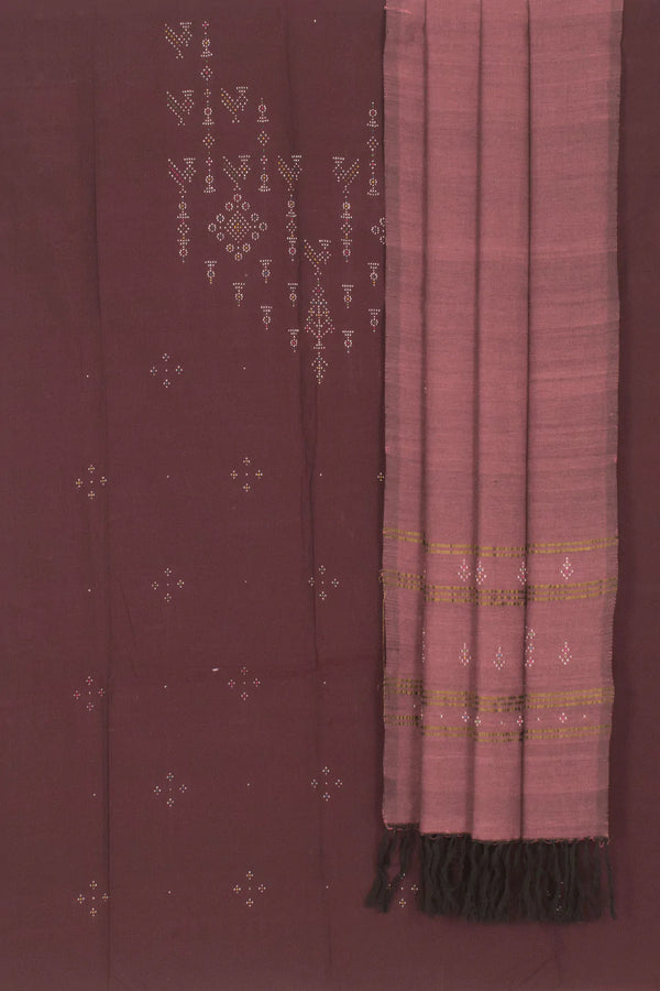 Tangaliya Cotton 2-Piece Salwar Suit Material-Rutambhara-RUTAMBHARA