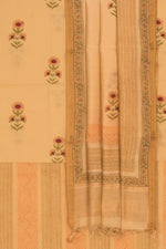 Hand Block Printed Cotton 3-Piece Salwar Suit Material-Rutambhara-RUTAMBHARA