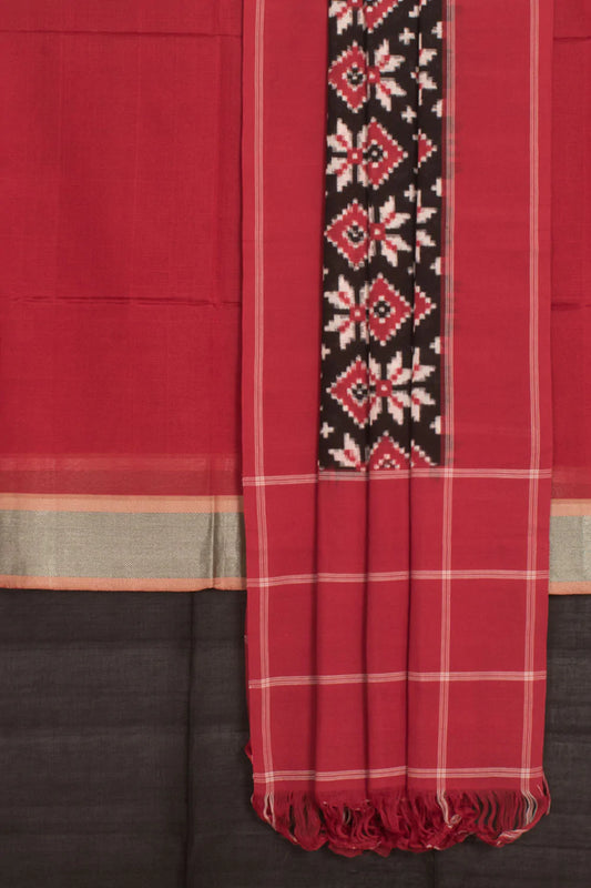 Handloom Mangalgiri Cotton 3-Piece Salwar Suit Material