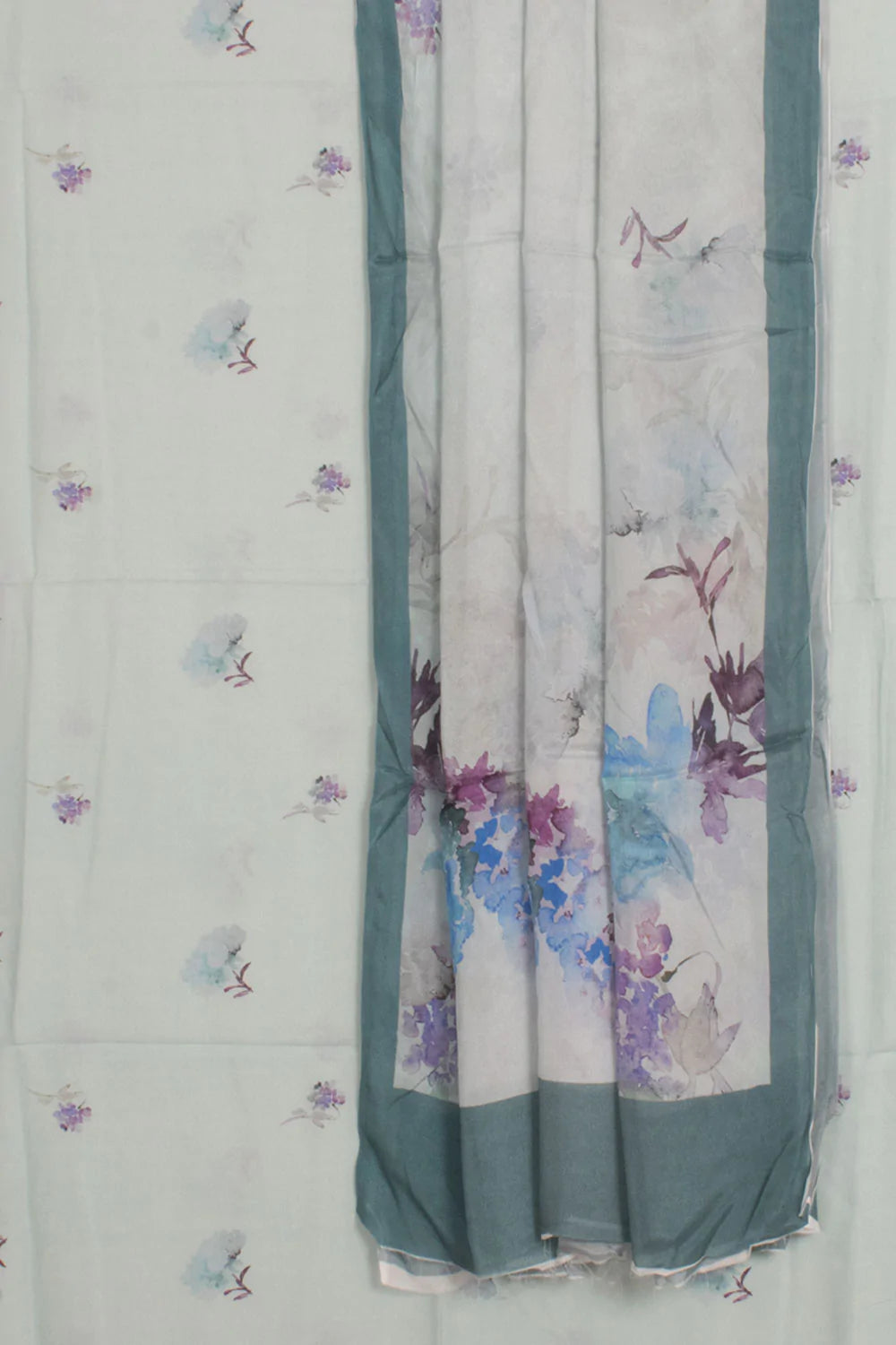 Digital Printed Chinon 2-Piece Salwar Suit Material